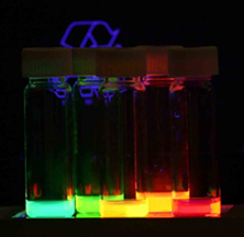 Quantum Dots irradiated with UV